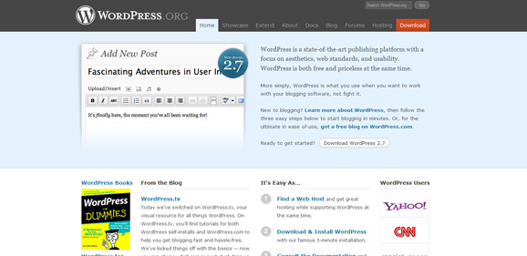 Wordpress.org design