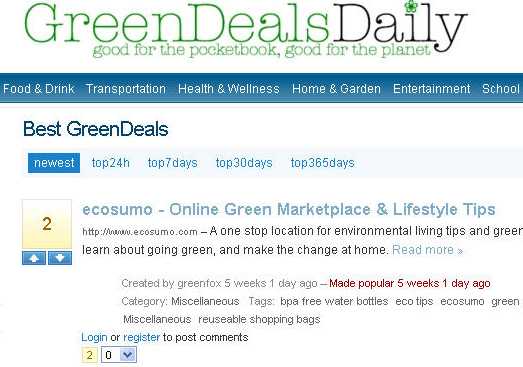 Green Deals Daily