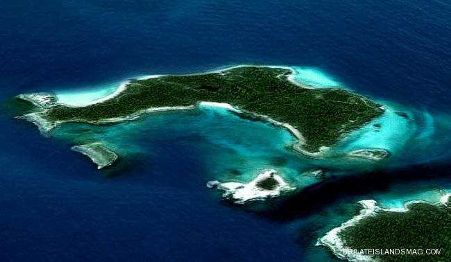 Private islands in Musha Cay, Bahamas 