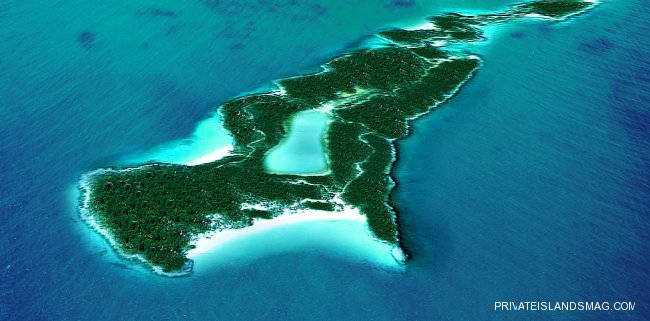Johnny Depp’s Private Island - Little Halls Pond Cay, Bahamas