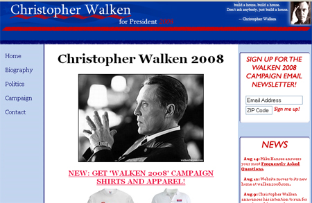 Christopher Walken 2008
