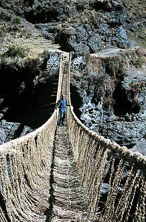 Keshwa Chaca Inca Rope Bridge