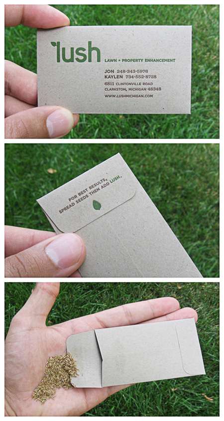 lawns business cards