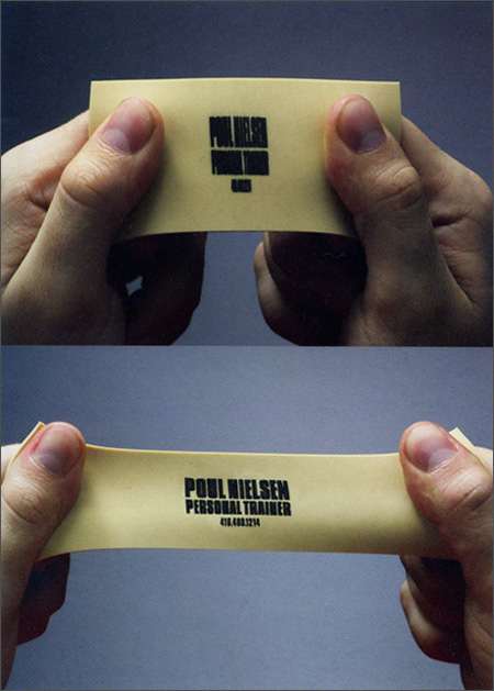 Personal trainer business card