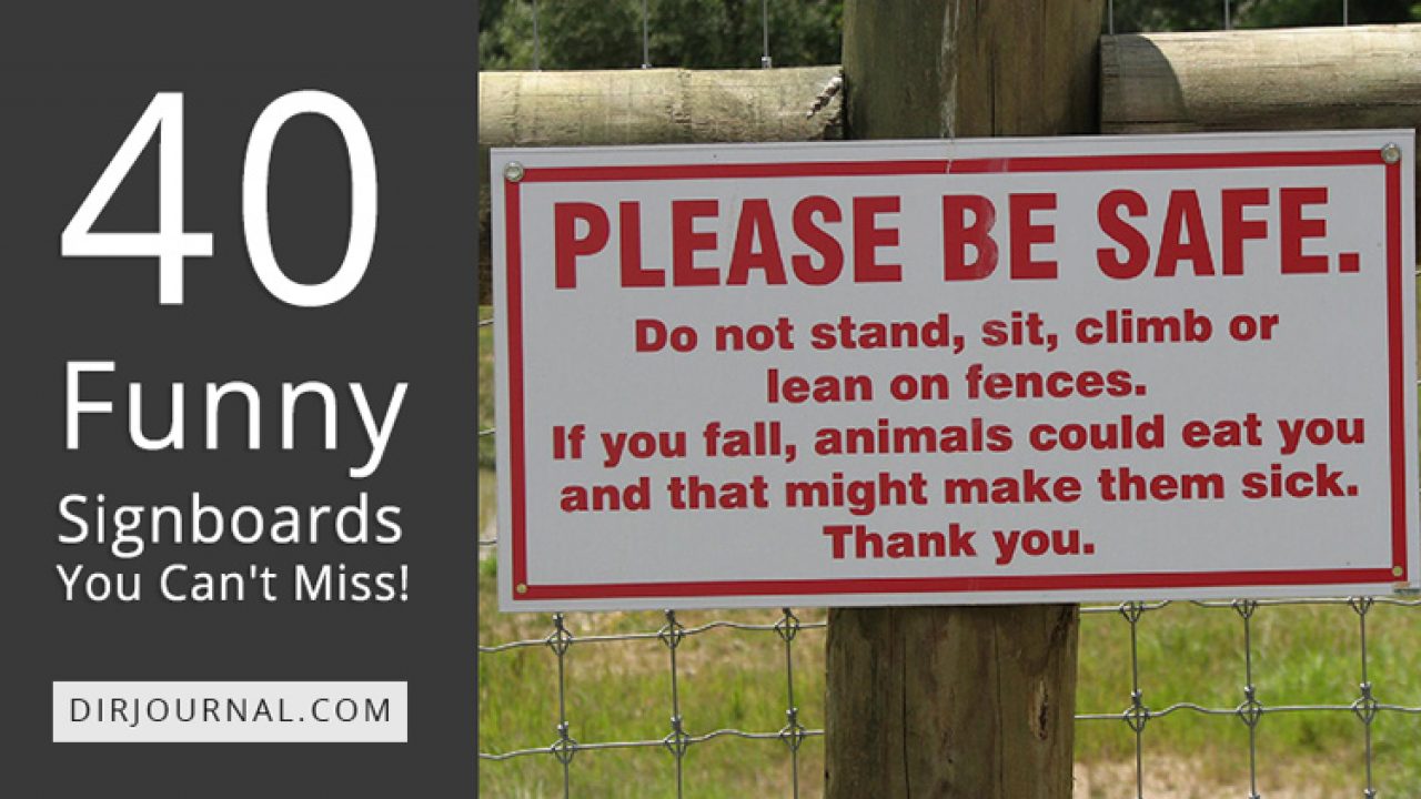 Funny Signs - DirJournal Blogs