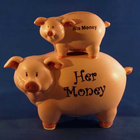 His / her piggy bank