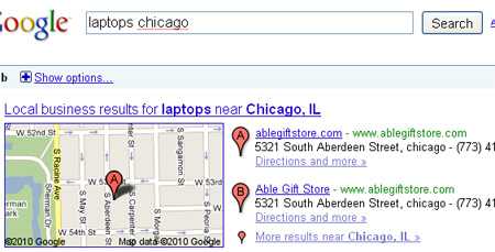 Google shortcuts for shopping