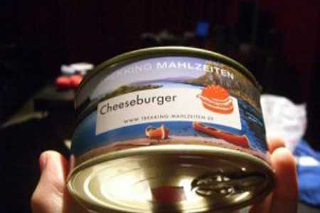 canned cheesburger