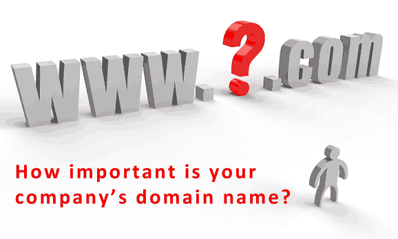 how important is your company's domain name?