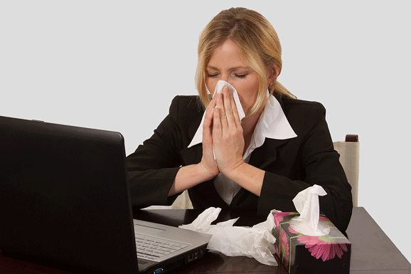 Don't spread illness in the workplace.
