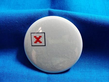 Broken Image Pin Back Button