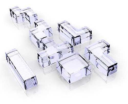 Tetris Ice Cube Trays