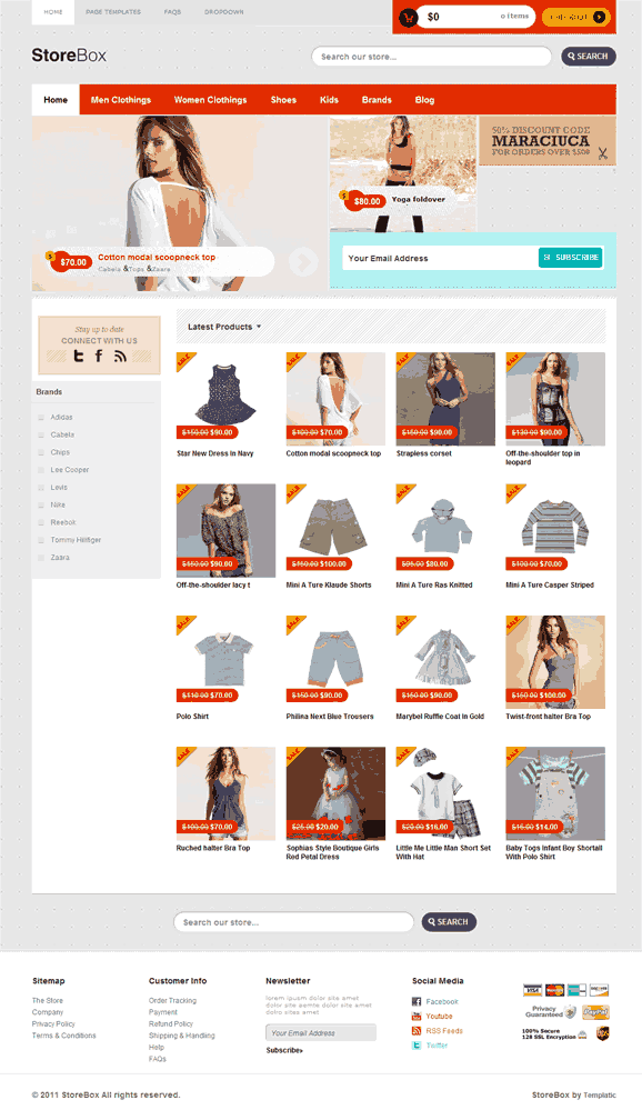 StoreBox e-commerce WordPress theme