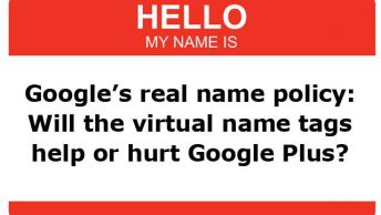 Google Plus real name policy