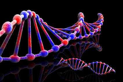 Colorful DNA in 3D