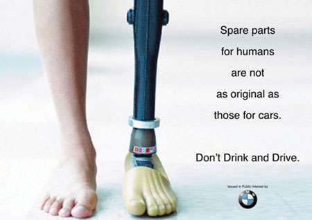 Don't drink and drive: negative advertising