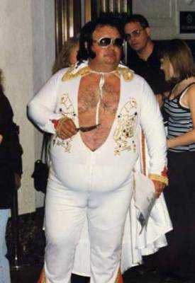 Obese Elvis phot