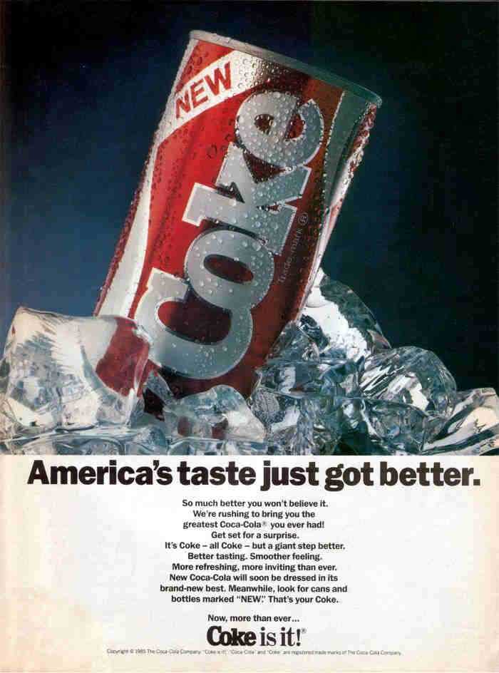 New Coke Advert