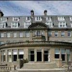 External view of the Gleneagles Hotel in Perth, Scotland