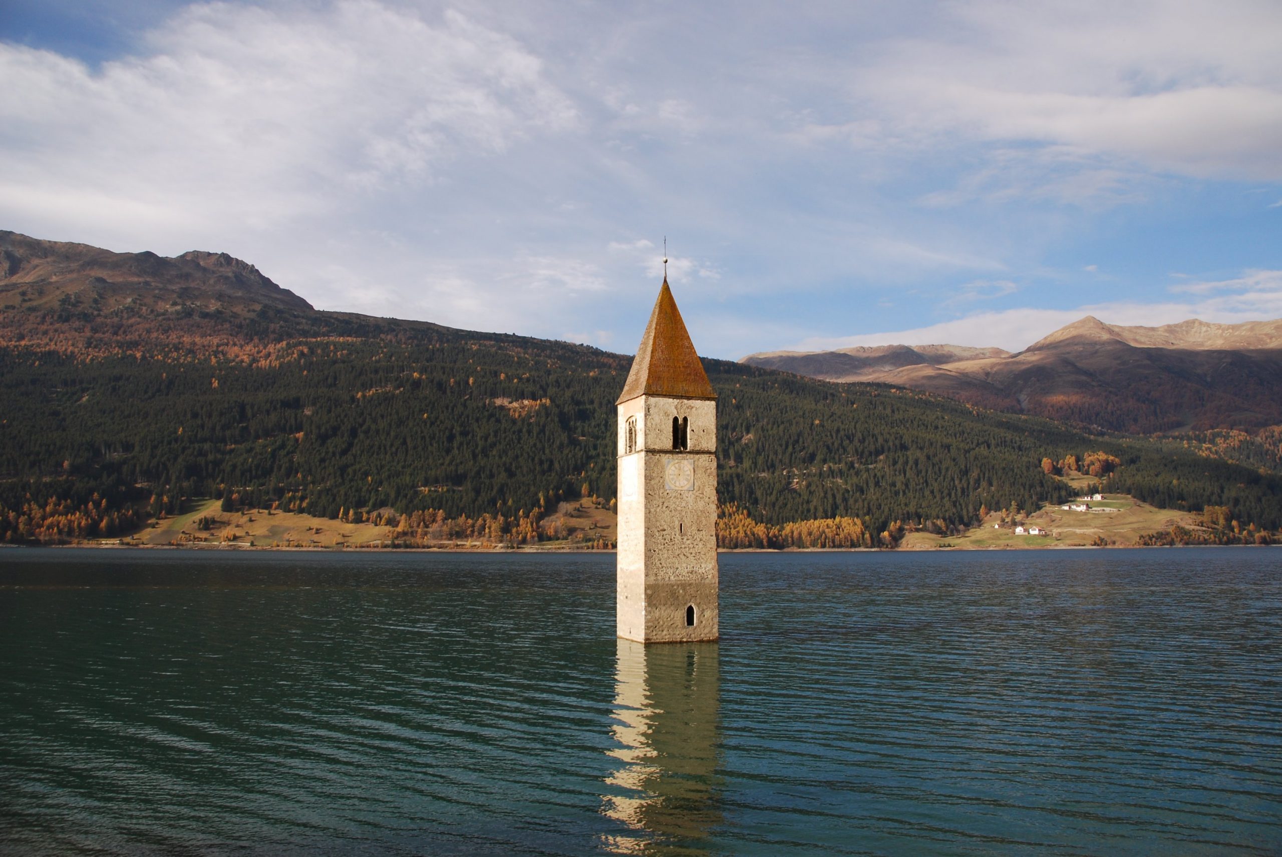 flooded bell tower 