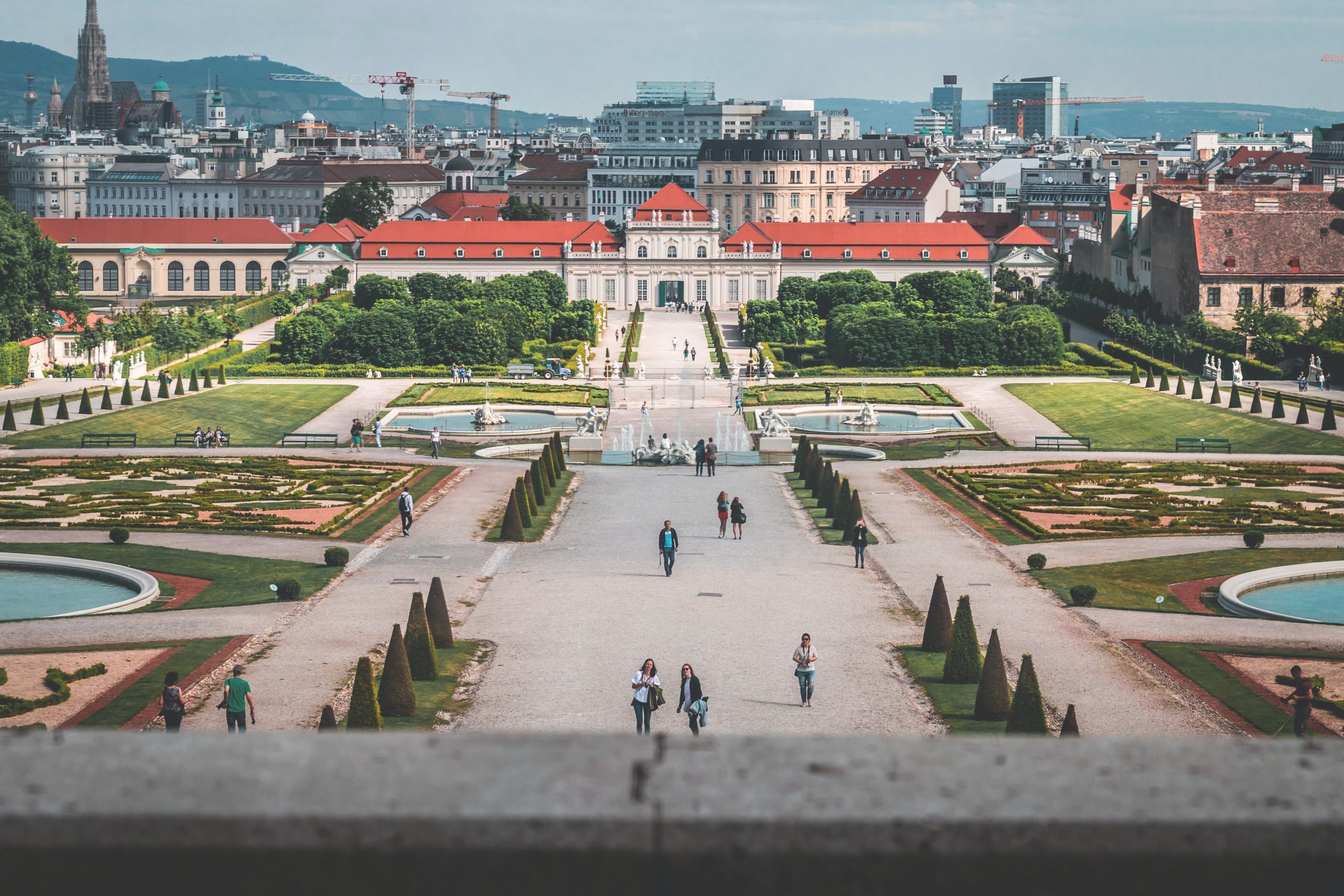 view onto Vienna