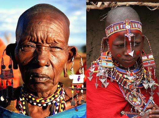 beautiful woman of maasai tribe