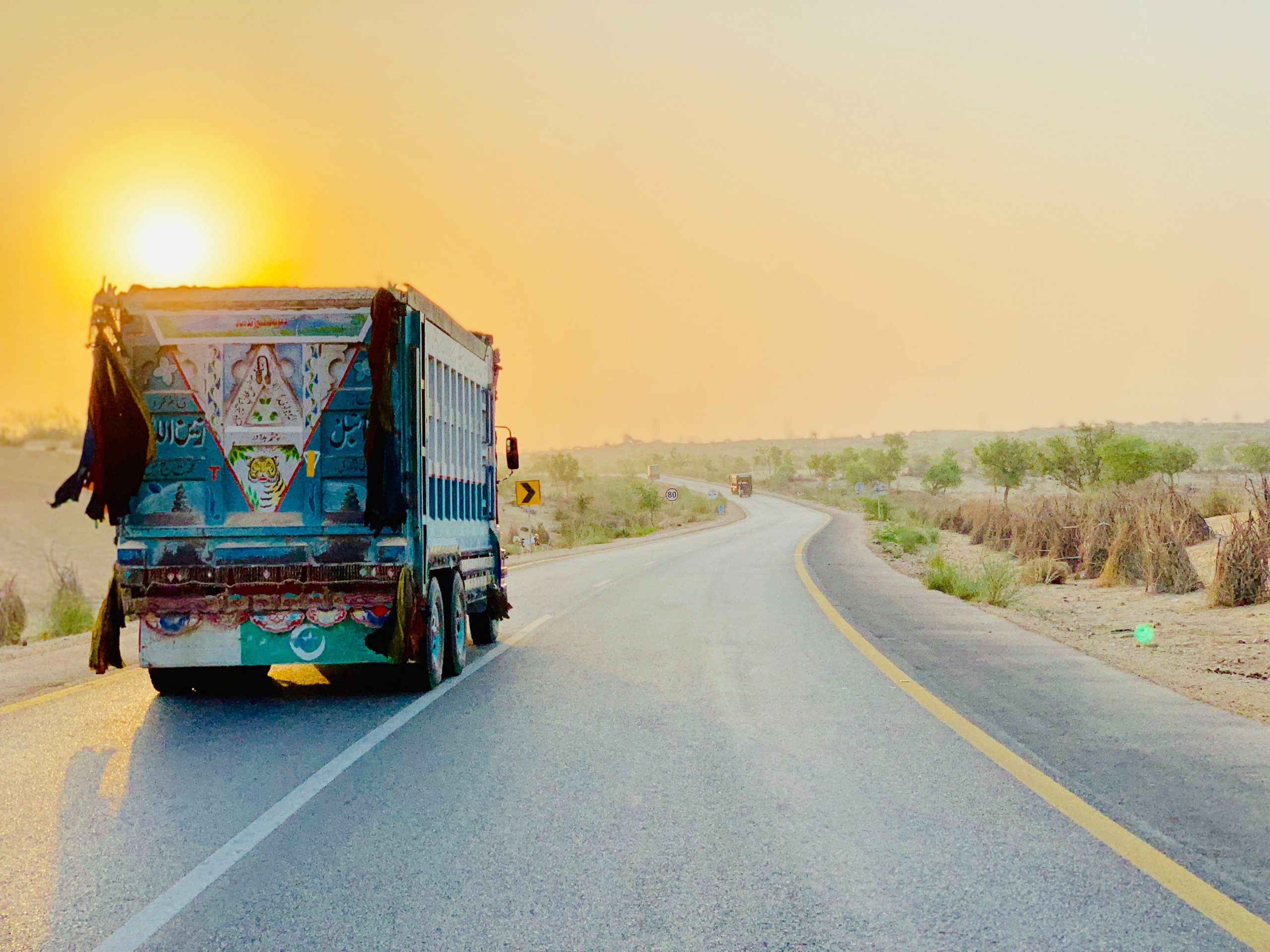 desert road pakistan
