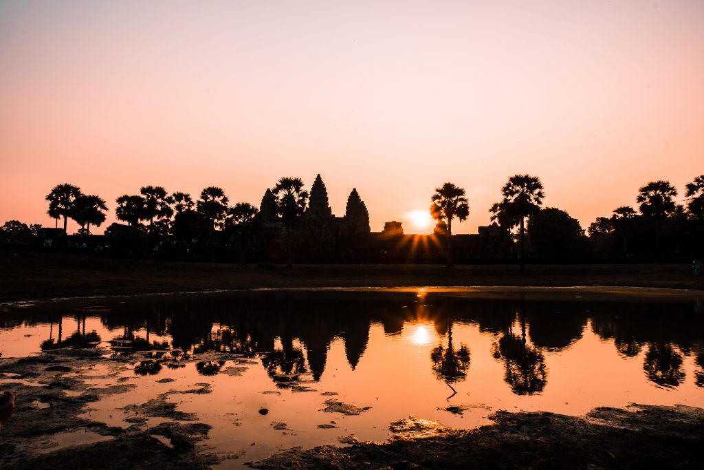 angkor wat sunset