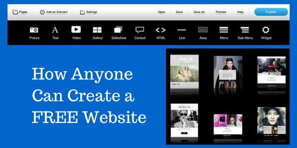 How Anyone Can Create a FREE Website