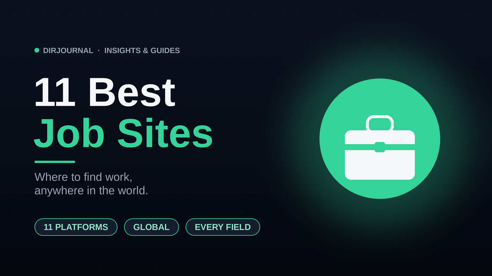 11 Best Job Sites in the World (2026)