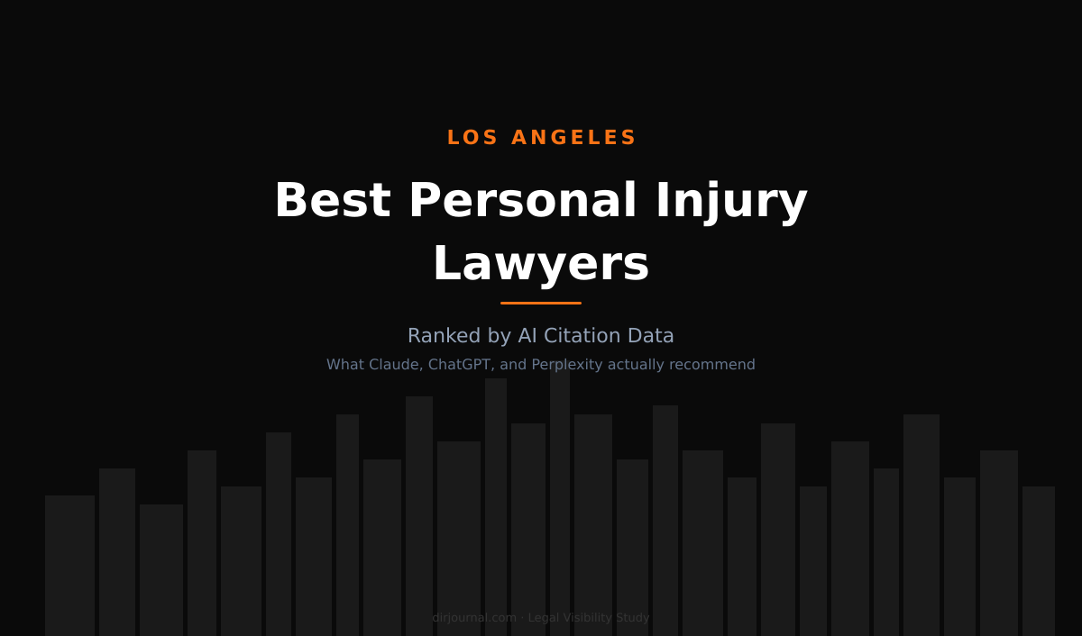 Best Personal Injury Lawyers in Los Angeles: Ranked by AI Citation Data