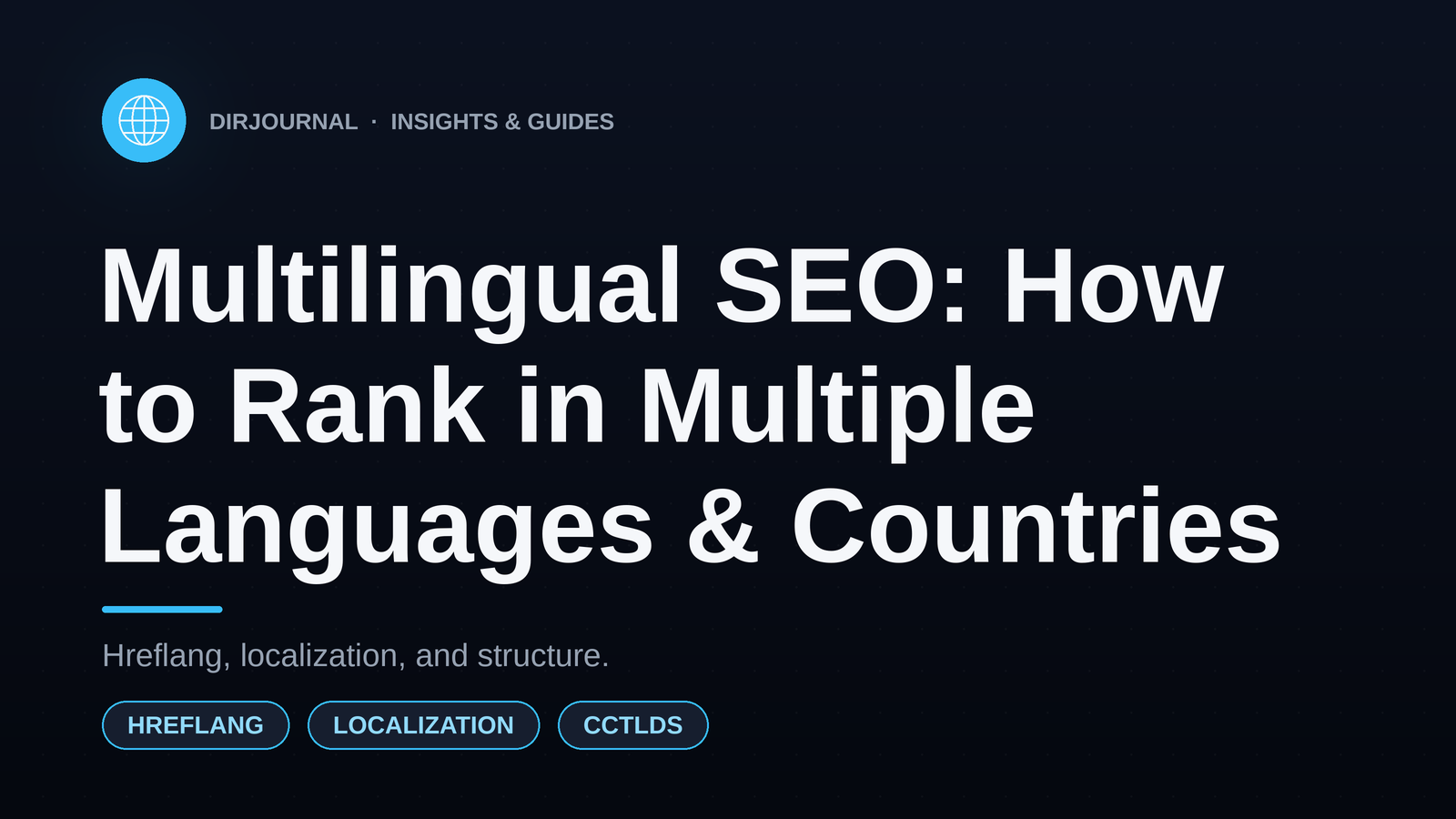 Multilingual SEO – Should you target websites by language, or by country?