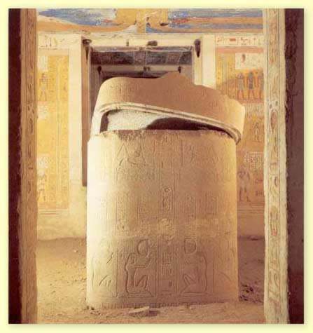 Granite Sarcophagus in the Tomb of Ramesses IV