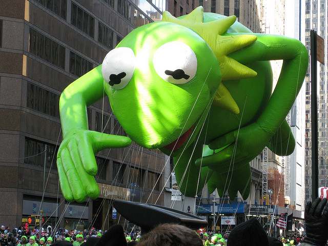 Kermit the Frog Parade Float