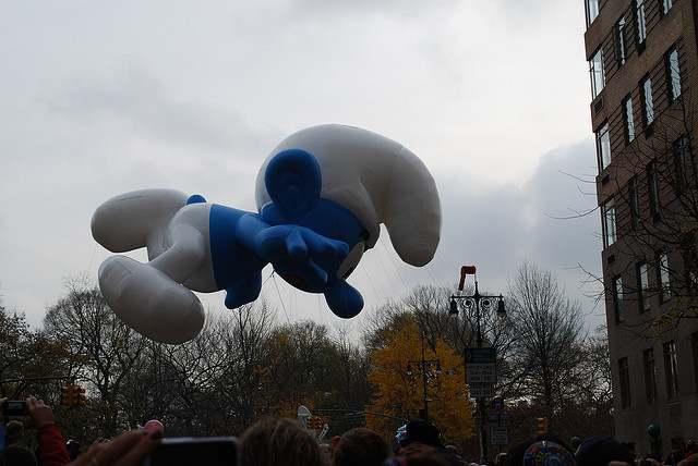 Smurf Parade Float